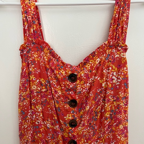 Colorful smocked midi - Picture 2 of 6